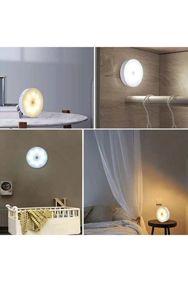  Hareket Sensörlü Led Lamba – Mıknatıslı & Şarjlı, Kablosuz Aydınlatma